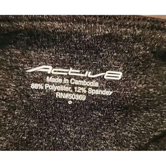 Activ8 Workout Capri Legging Womens Size Small Gray Green - Picture 4 of 5